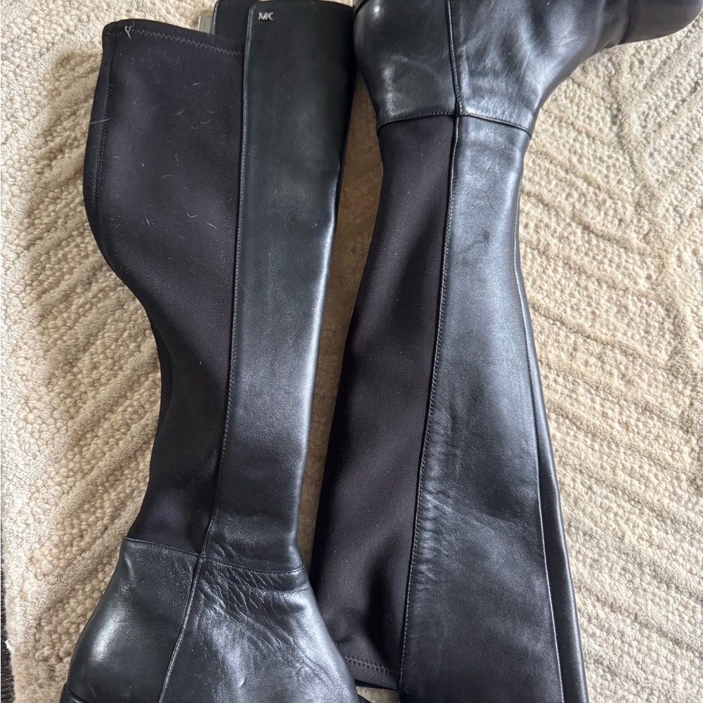 Michael Kors Over the Knee Black Boots